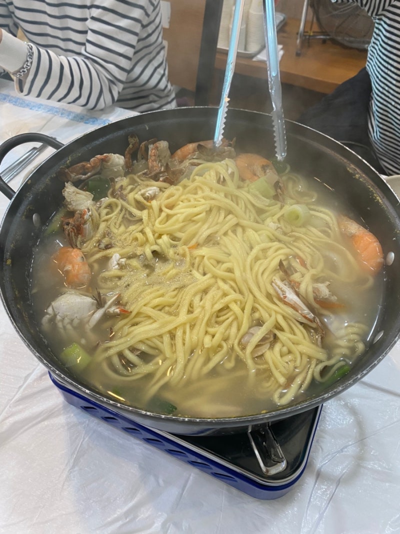 [태안 1박 2일 가족여행] 늦은 여름휴가 1일차: 민지네식당 해물칼국수와 갯벌 맛조개잡이 체....