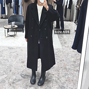 막스마라 마담 블랙 312만원 전사이즈 재입고! 마담코트 38/40 사이즈 비교