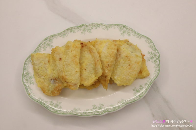 류수영 냉동 동태전 레시피 비린내 없이 맛난 동태전 만들기