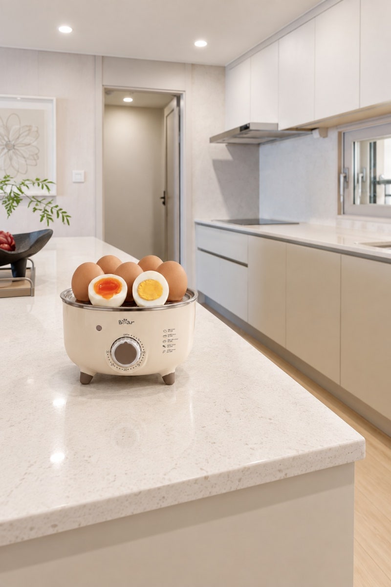 베어 계란찜기 사용법 타이머 완숙시간