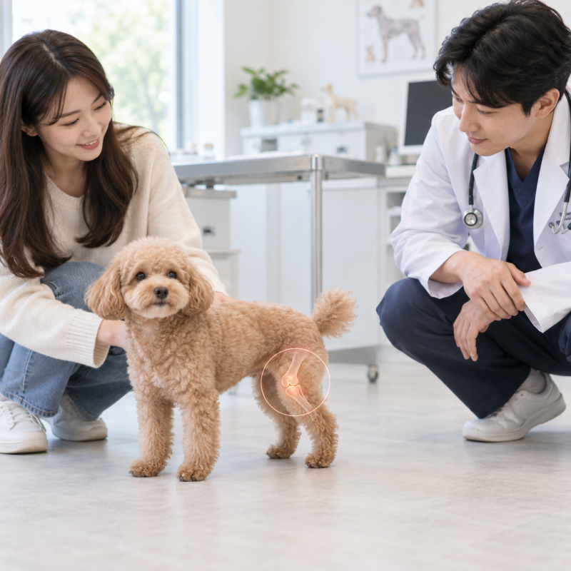 강아지 슬개골 탈구 증상은? 걸음걸이부터 확인해야 할 신호 정리