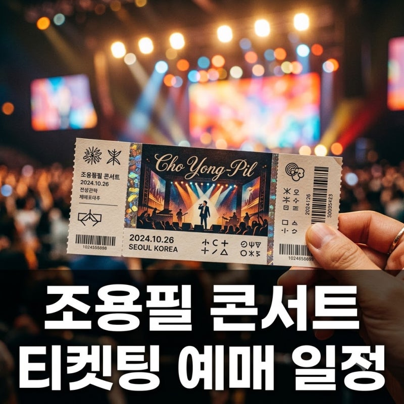 2026 조용필 위대한탄생 콘서트 티켓팅 예매 일정 "부모님 효도 티켓 성공하려면"
