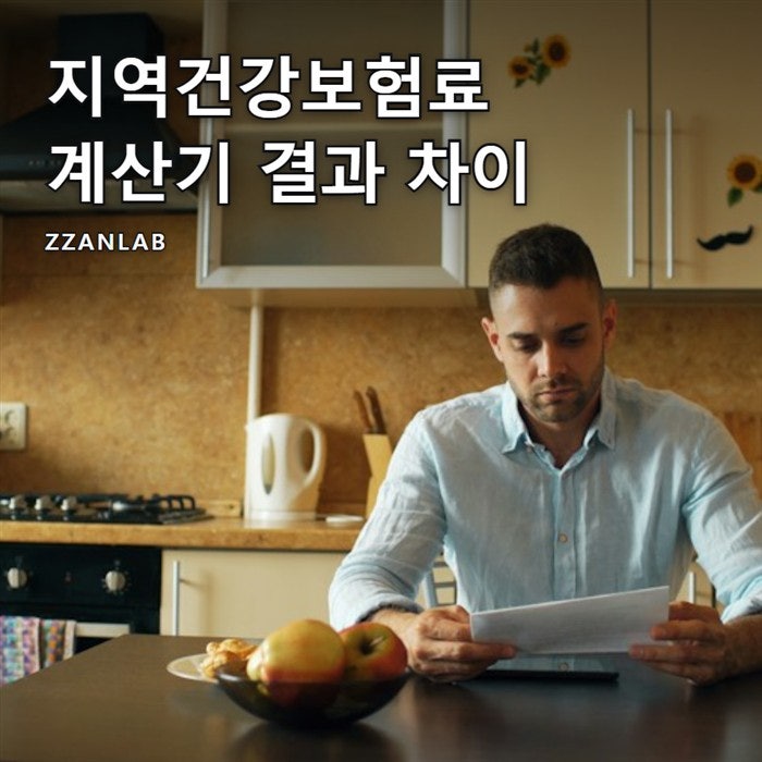 지역건강보험료 계산기 결과가 달라지는 이유, 소득과 재산 점수