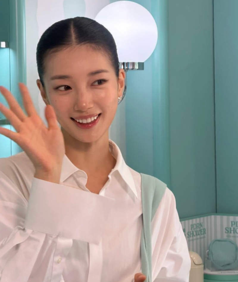 잘못하면 부담스러운 올백인데… "호불호 갈릴 만하네" 엇갈린 수지 포니테일 반응