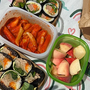 [왕십리 맛집] 코끼리김밥 | 강민경 박나래 연예인 맛집 | 내돈내산 포장 후기 | 김밥메뉴, 떡....