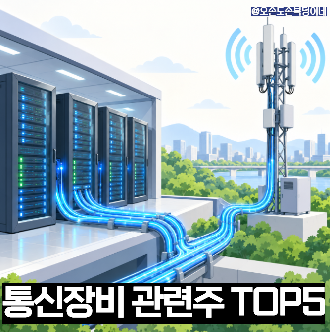 통신장비 관련주 TOP5, 데이터센터·주파수 경매에 쇼티지 기대까지