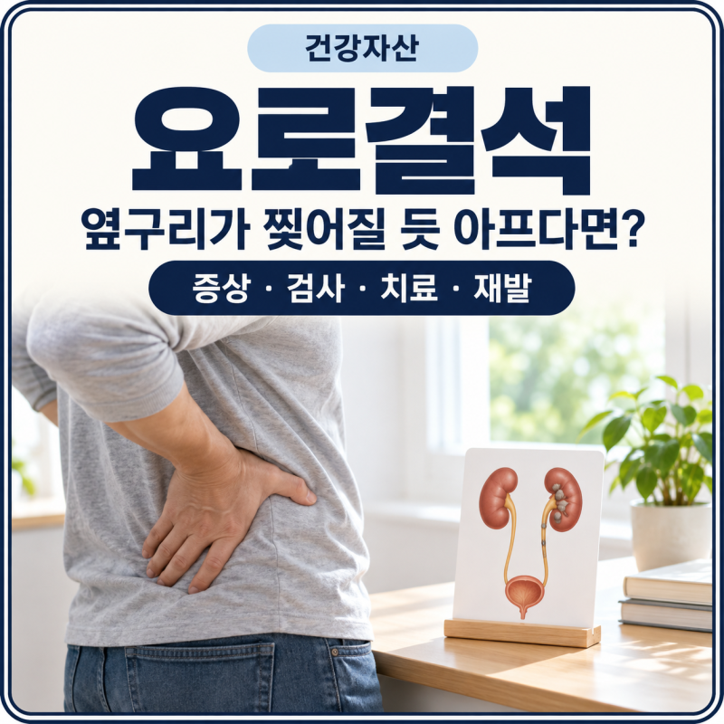 옆구리가 찢어질 듯 아프다면 담이 아니라 요로결석일 수 있어요
