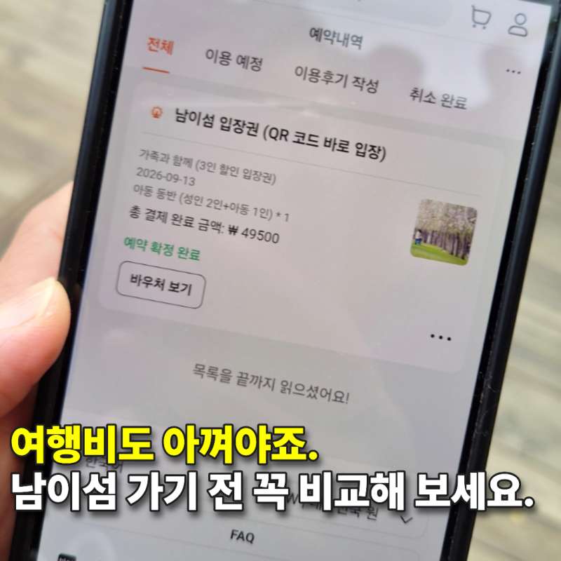 남이섬 입장권 어디서 사야 싸게 살까? (feat. 가을 춘천여행 남이섬 놀거리)