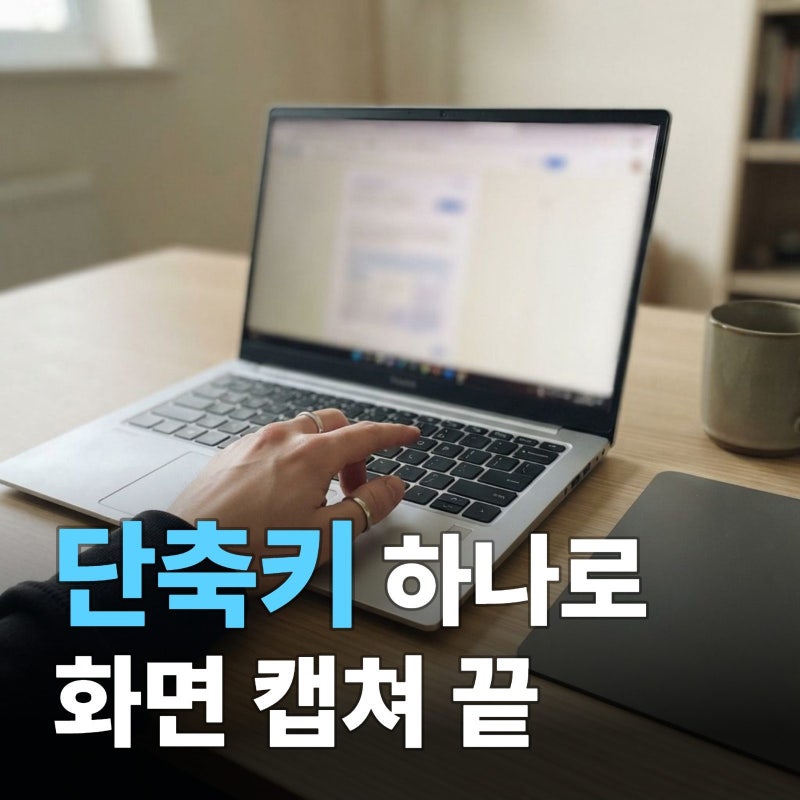 노트북 화면 캡쳐 방법 쉽고 빠르게 확인