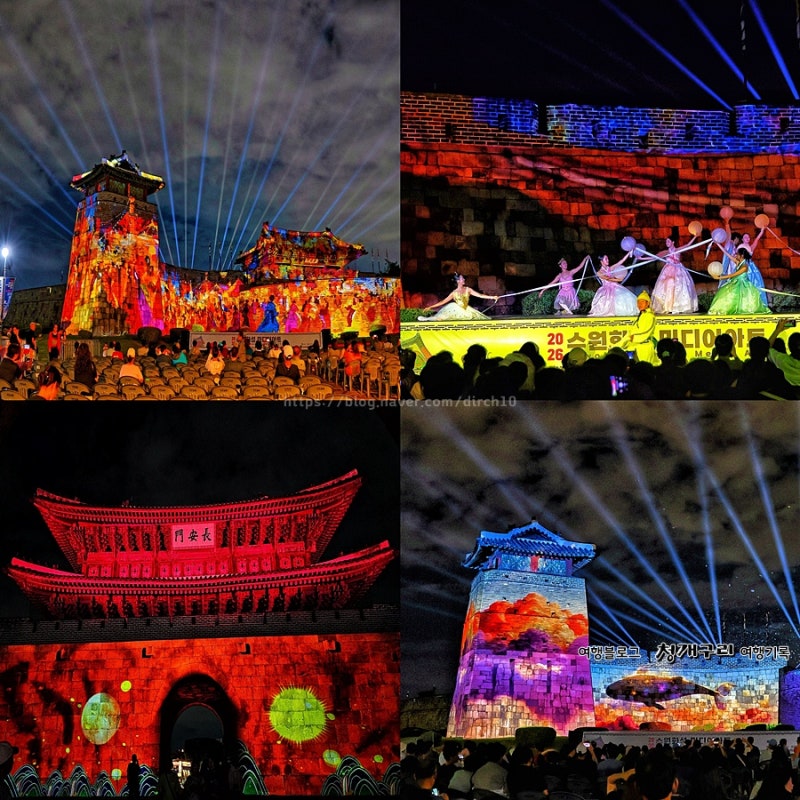 水原観光スポット 2026 水原華城メディアアートショー祭り
