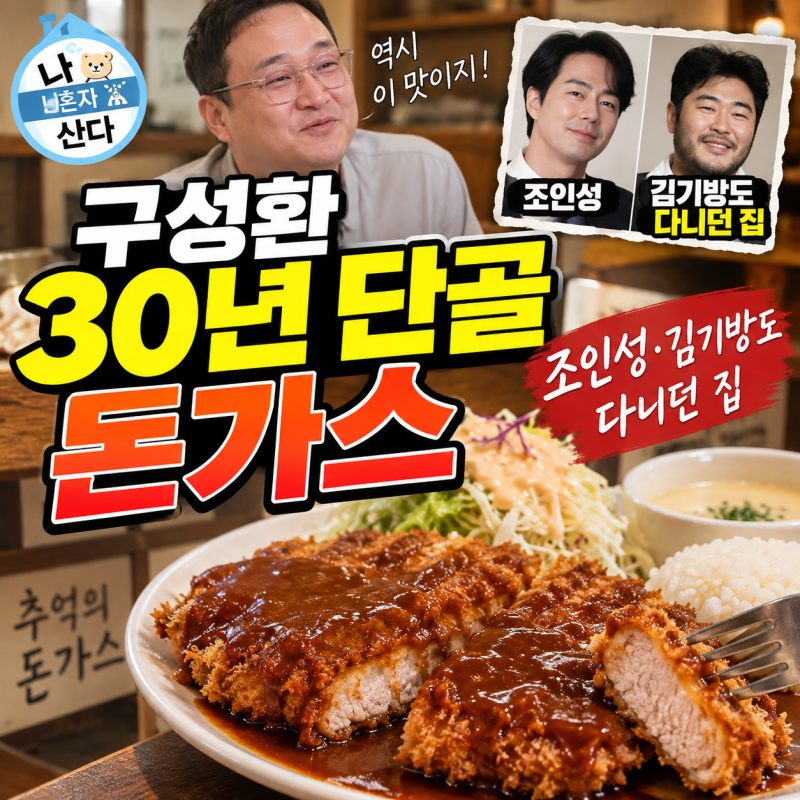 I Live Alone: Kuseonghwan's 30-Year Regular Pork Cutlet Spot, the Place Jo In-sung and Kim Ki-bang Also Visited