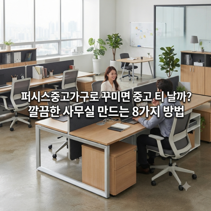 퍼시스중고가구로 꾸미면 중고 티 날까? 깔끔한 사무실 만드는 8가지 방법