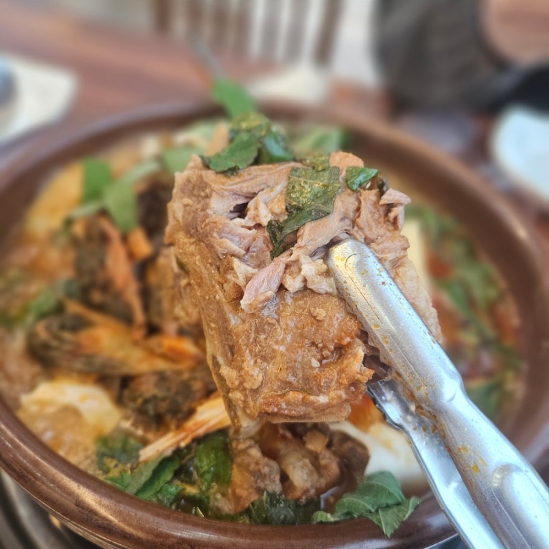 킨텍스 감자탕 일산 호수공원 맛집 푸짐했던 저녁식사