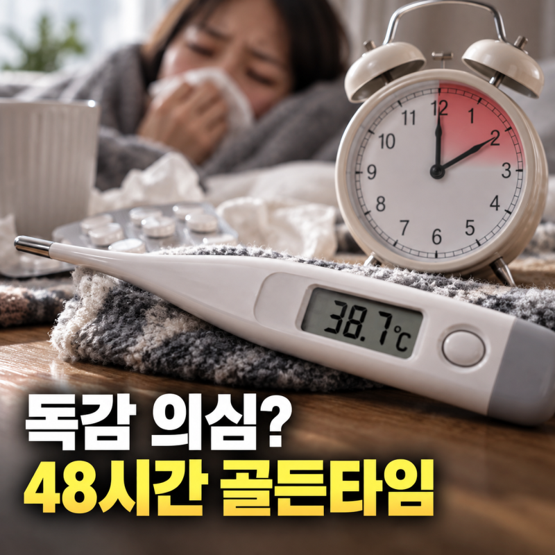 요즘 유행하는 독감 초기 증상과 감기 차이점 48시간 대처법