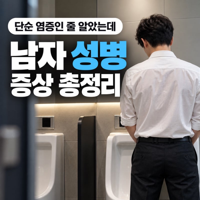 남자 성병, 처음엔 이렇게 시작할 수 있어요