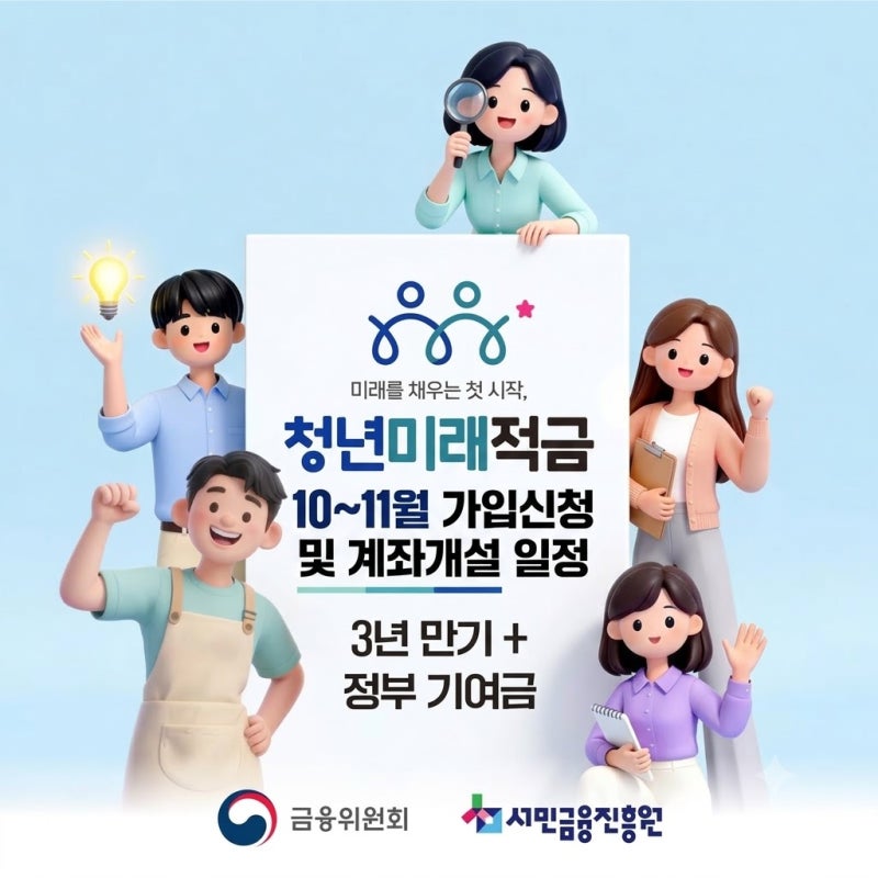세금없는 연 19% 이자소득: 목돈 마련 정부지원형 고금리 적금 상품 출시 "2026년 청년미래적금....