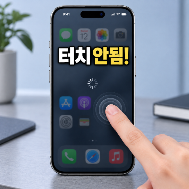 아이폰 터치 안됨 벽돌 됐을 때? 강제 재부팅 방법과 버튼 순서 정리