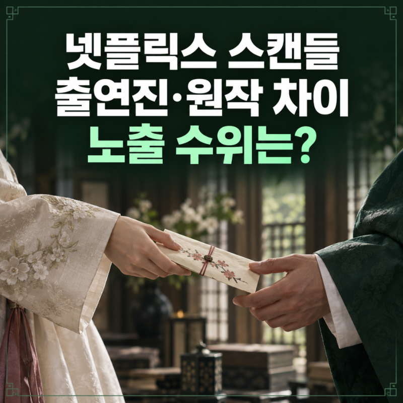 "뜨겁다" 넷플릭스 스캔들 손예진 지창욱 나나 원작 노출 수위
