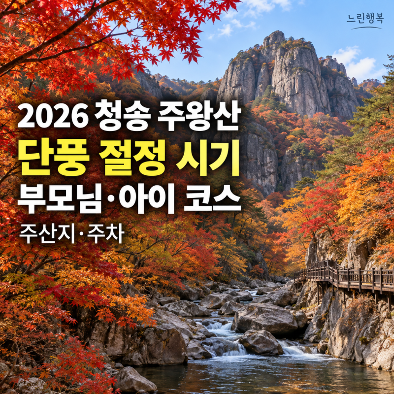 2026 청송 주왕산 단풍 시기｜절정 예상·부모님 아이 코스·주산지·주차 총정리