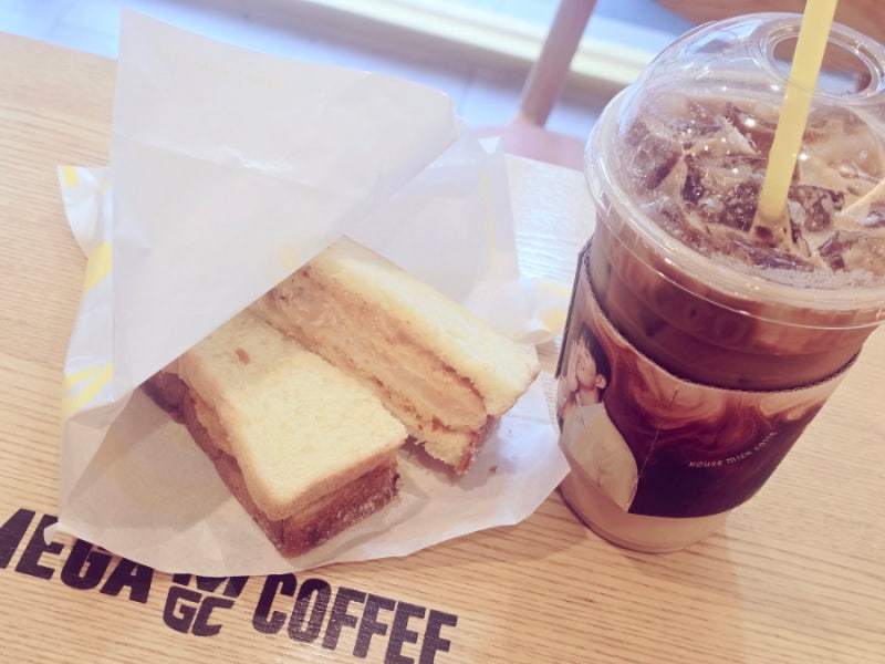 메가커피 마라크림 새우토스트 후기, 워킹맘 간식으로 먹어본 신메뉴