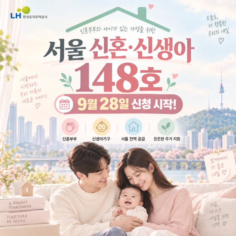 2026 서울 신혼·신생아 매입임대 148호,Ⅰ형·Ⅱ형 차이와 9월 28일 신청방법