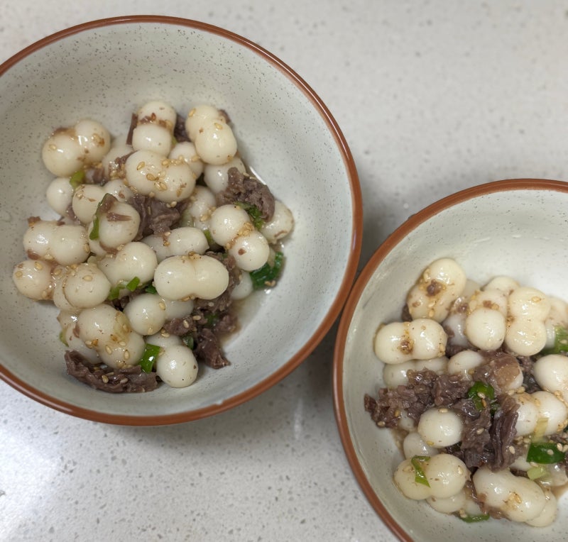 코스트코 소불고기 남았다면? | 5분컷 아이 궁중떡볶이 레시피