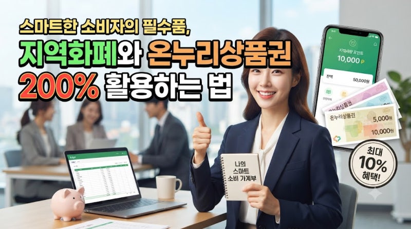 지역화폐와 온누리상품권 200% 활용하는 법