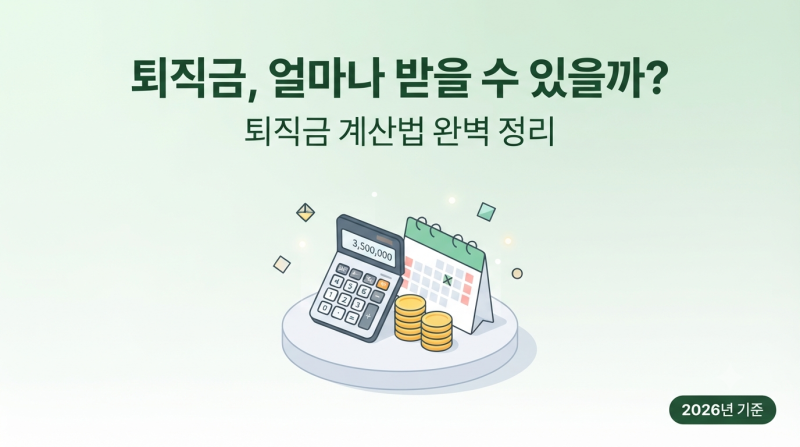 퇴사 앞두고 있다면 필수 확인! 직장인이 헷갈려하는 퇴직금 계산법 완벽 정리