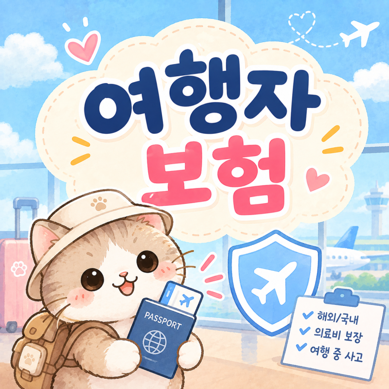 우당탕탕 여행준비 - 카카오 여행자보험 (당일치기, 여권분실, 항공지연보상)