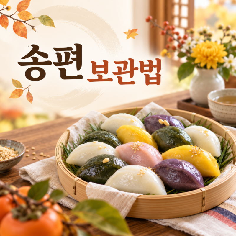 송편 보관법