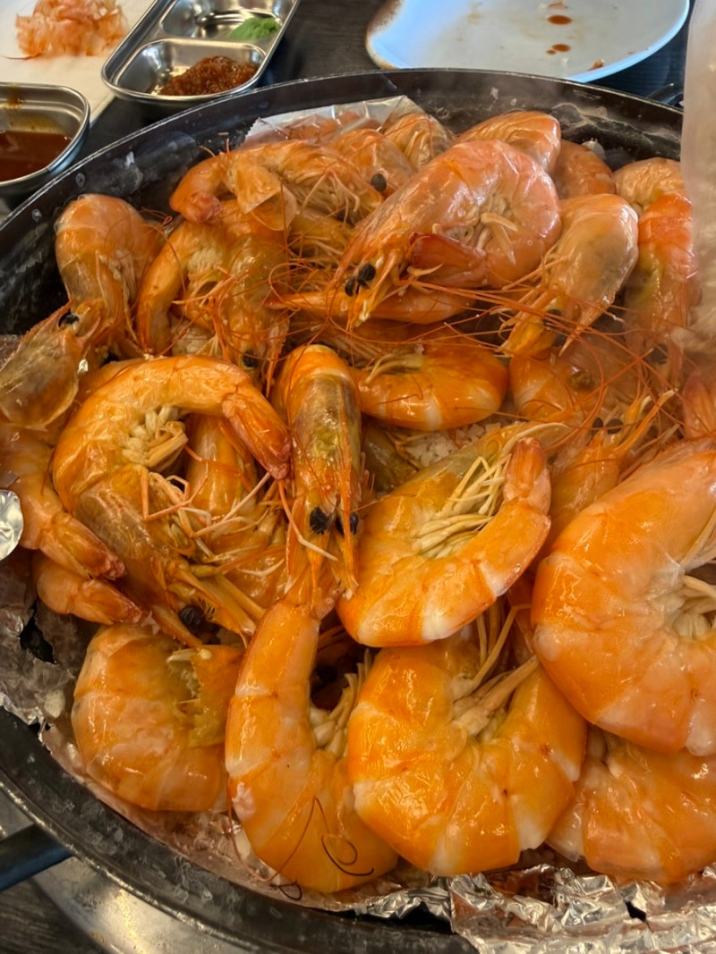 [대부도 맛집] 정일수산 - 제철 새우구이 가성비 좋은 새우 직판장