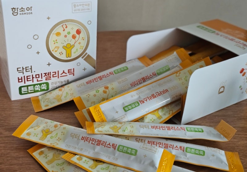 어린이비타민추천! 알약 못 먹는 아이도 쏙~ 닥터 비타민젤리스틱 튼튼쑥쑥