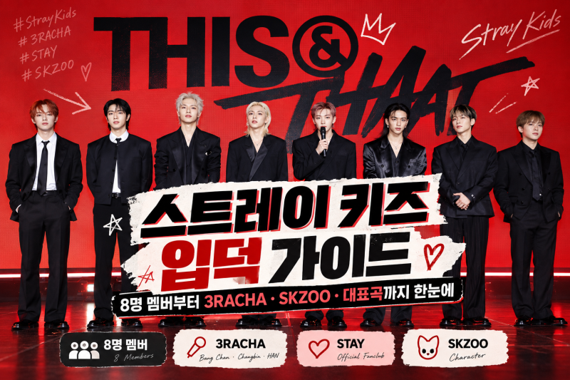 스트레이 키즈 입덕 가이드｜8명 멤버부터 3RACHA·SKZOO·대표곡까지 한눈에