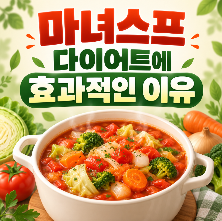 마녀스프가 다이어트에 효과적인 이유는 무엇일까?