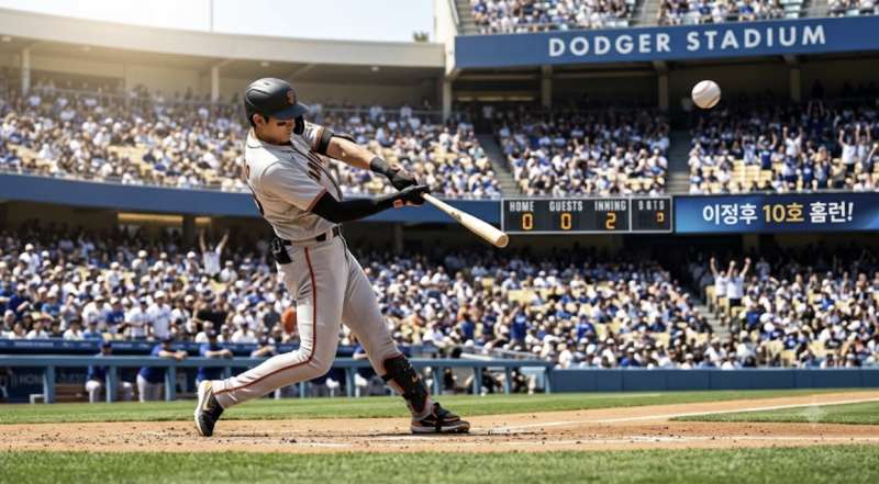 이정후 10호포 폭발｜글래스노우 상대로 MLB 첫 두 자릿수 홈런 달성