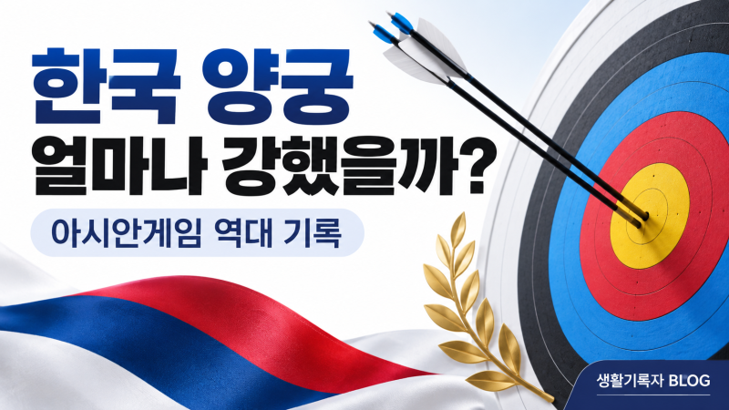 한국 양궁은 아시안게임에서 얼마나 강했을까?｜역대 금메달·주요 기록