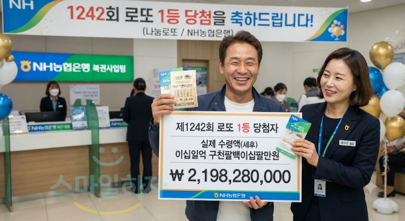 [로또 1242회] 1등 당첨금 30억 넘은 이유는?