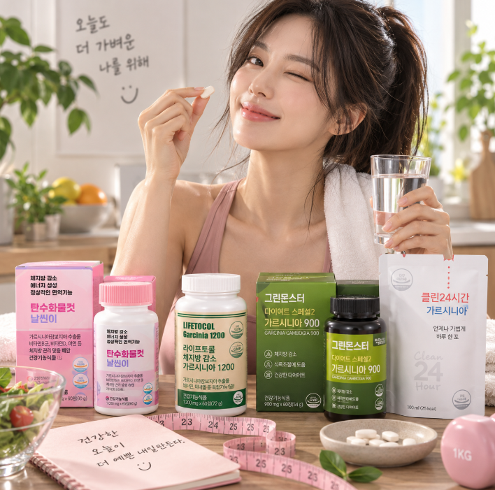 가르시니아 영양제 효능 비교 TOP4 순위, 부작용 없는 복용법 다이어트 영양제