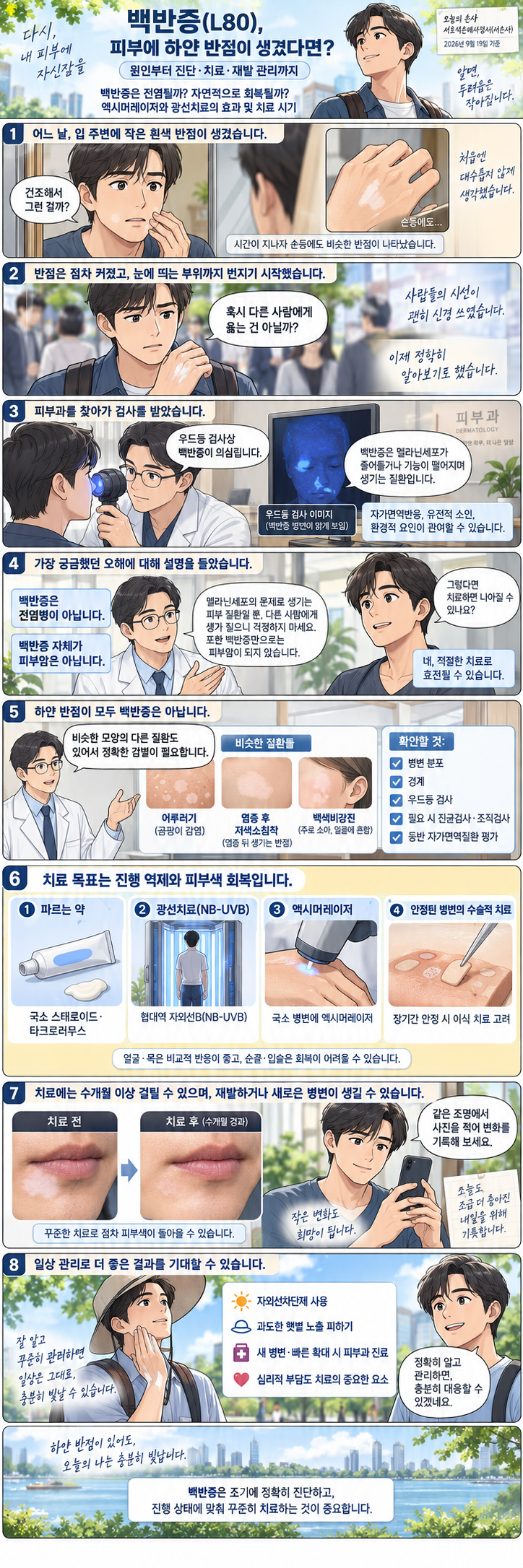 백반증(L80), 피부에 하얀 반점이 생겼다면?_Prepared by 서호석손해사정사