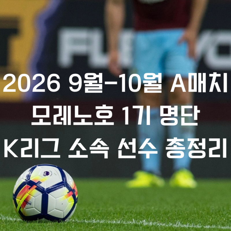 축구 국가대표팀 9월-10월 A매치 명단 속 K리그 선수들, 리그 스탯으로 보는 기대 역할