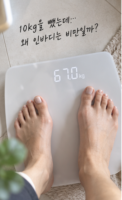 랄랄 10kg 뺐는데 인바디는 ‘비만’? 67kg보다 먼저 봐야 할 숫자가 있었어요