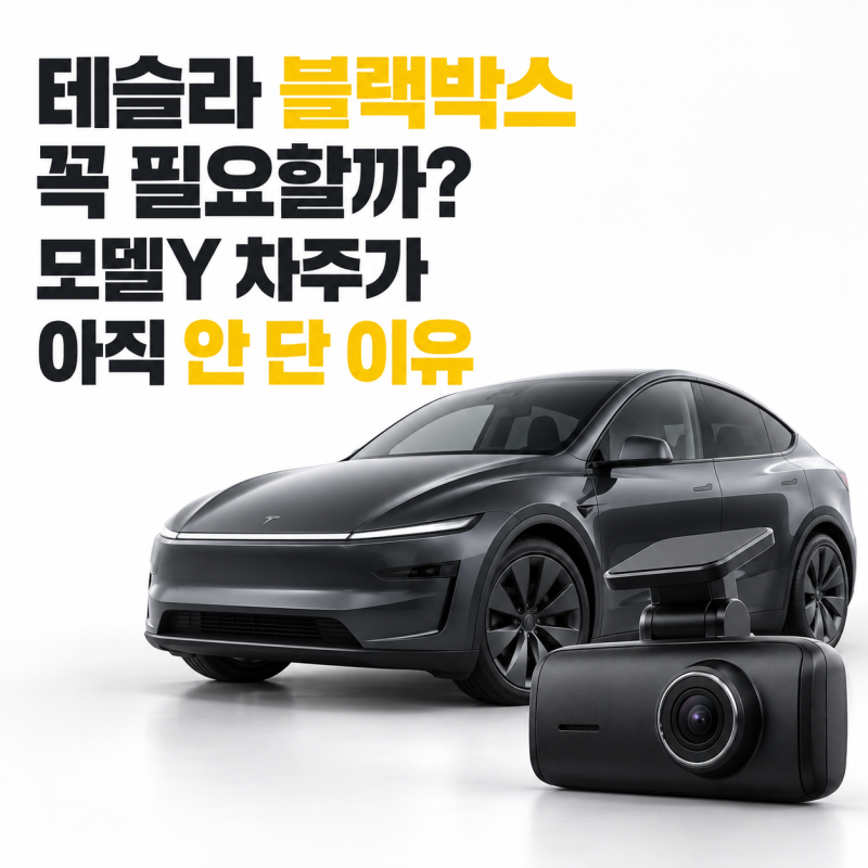 테슬라 블랙박스 꼭 필요할까? 모델Y 차주가 아직 안 단 이유