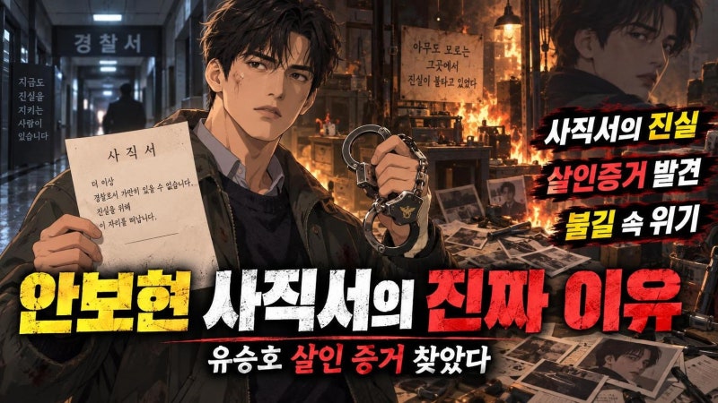 재벌X형사2 안보현 사직서의 진짜 의미… 유승호 살인 증거와 불길 속 최종회 위기
