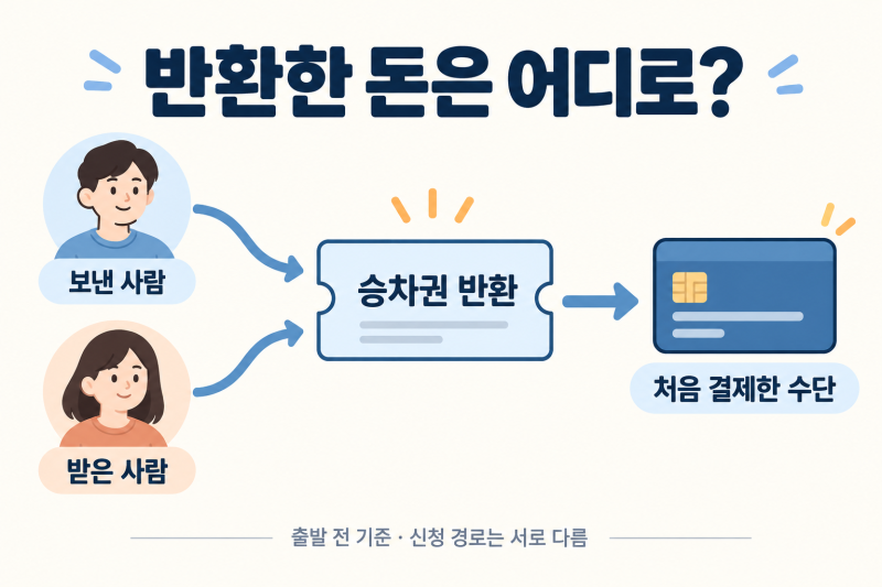 KTX 전달한 승차권, 회수 안 되면 취소도 못 할까?