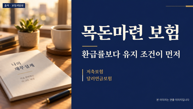 저축보험·달러연금보험, 10년 유지하면 높은 환급률과 비과세될까? 환급률과 비과세 조건 정....