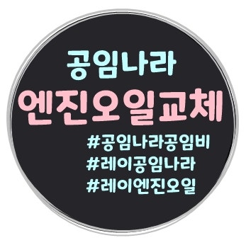 서비스센터 가지 마세요! 레이 공임나라 엔진오일 교체비용 가격 공임비 교체후기