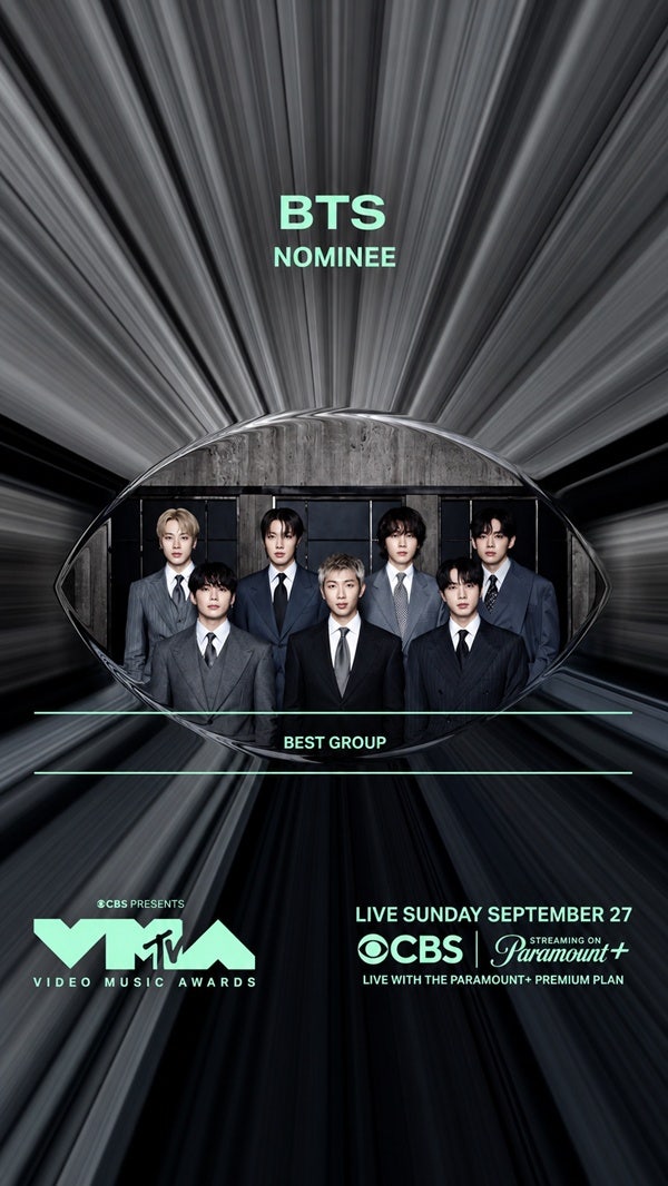 방탄소년단…'2026 MTV VMA' 3개 부문 후보 이름 올렸다 !