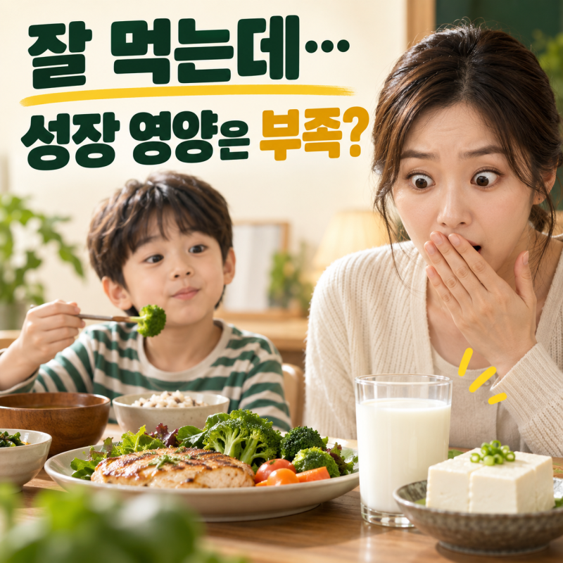 초등학생 성장에 꼭 필요한 영양소, 부모가 모르면 손해입니다