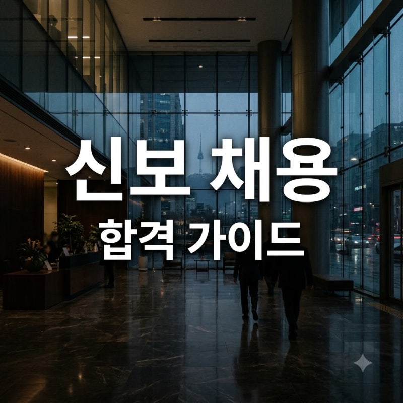 "연봉 5천 넘는다고?.." 2026 신용보증기금채용, 하반기 합격자가 숨긴 비밀