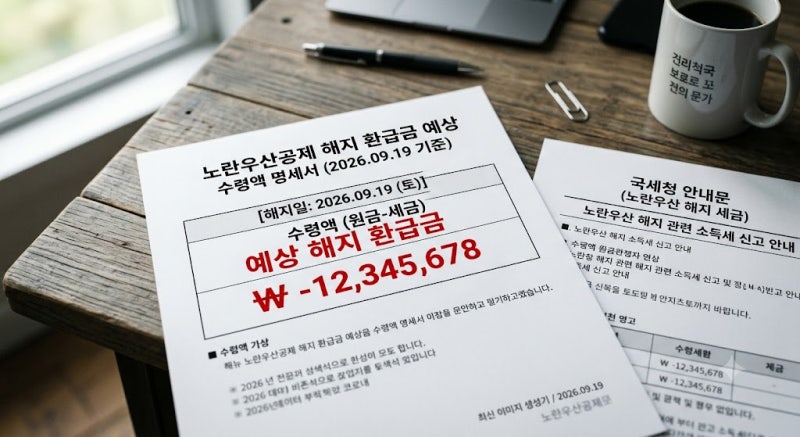 [단독] 급전 필요해 무심코 깼다가 억울해서 눈물 흘린 2026년 노란우산공제 해지 환급금 세금....
